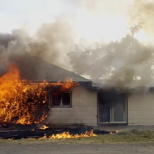 Hot Ashes From a Woodstove or Fireplace
