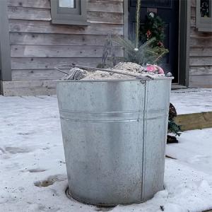 Hot Ashes From a Woodstove or Fireplace